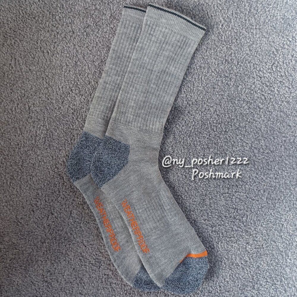 𝖶𝖤𝖠𝖳𝖧𝖤𝖱𝖯𝖱𝖮𝖮𝖥 Men's Thermal Crew Socks Gray